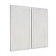preview thumbnail 4 of 4, Saanvi Metal Wall Decor, White, Set of 2