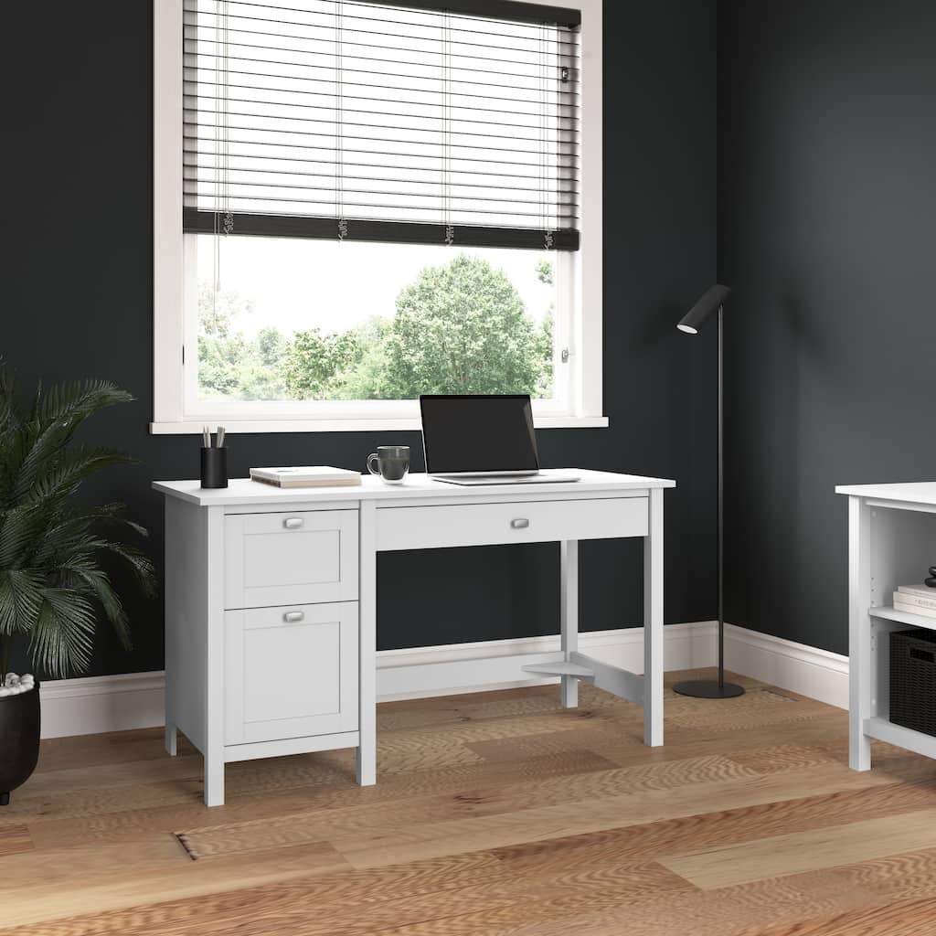 Broadview 54W Computer Desk with Drawers by Bush Furniture