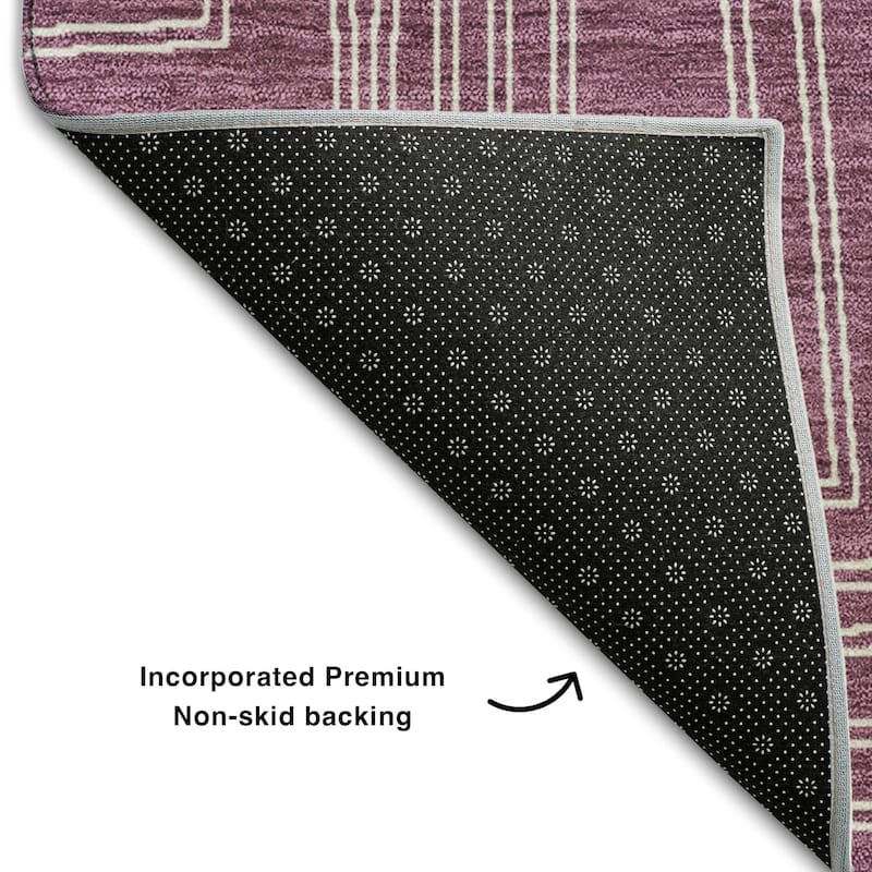 Premium Washable Super Soft Mid Century Modern Mayfield Rug