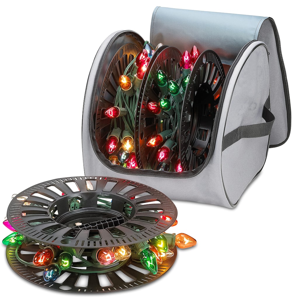 Premium Christmas Light Storage Bag – Heavy Duty Tear Proof 600D Material