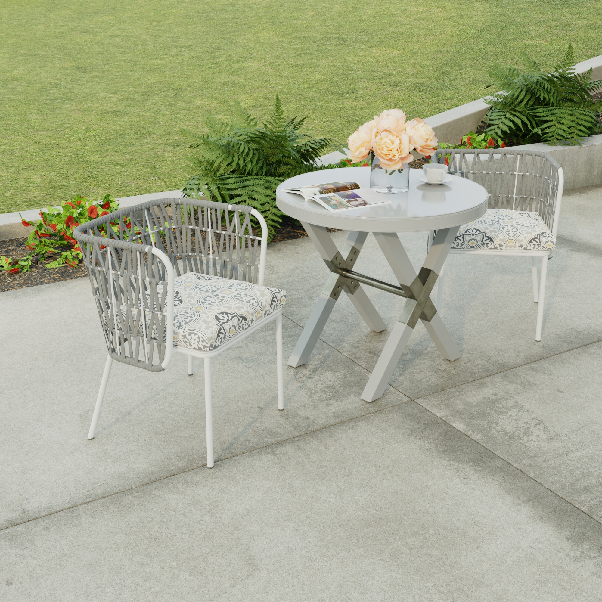 Grey seat online pads outdoor