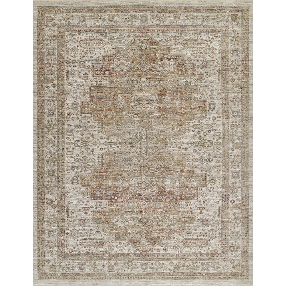 Momeni Georgina Polyester Medallion Traditional Area Rug