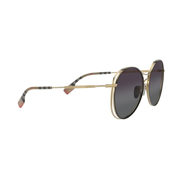burberry black gold sunglasses