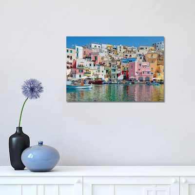 iCanvas "Marina Corricella II, Procida Island, Gulf of Naples, Campania Region, Italy" by Panoramic Images Canvas Print