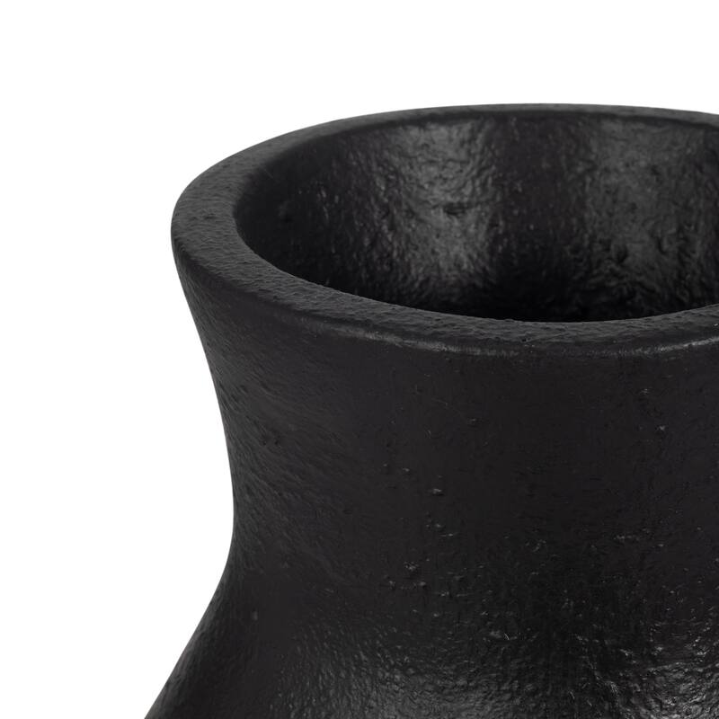 Sagebrook Home Terracotta, 19" Unique Vase, Round, Textured, Serenity/Mysterious, Ideal gift