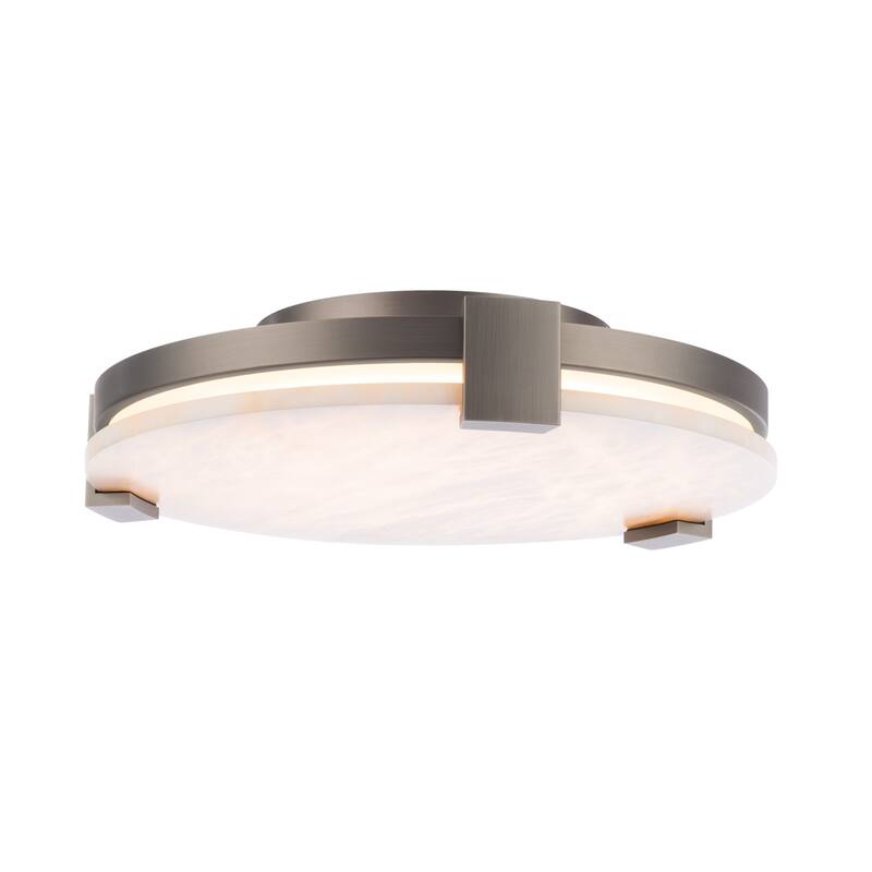 Catalonia 11in LED Flush Mount 3000K - Antique Nickel - 17