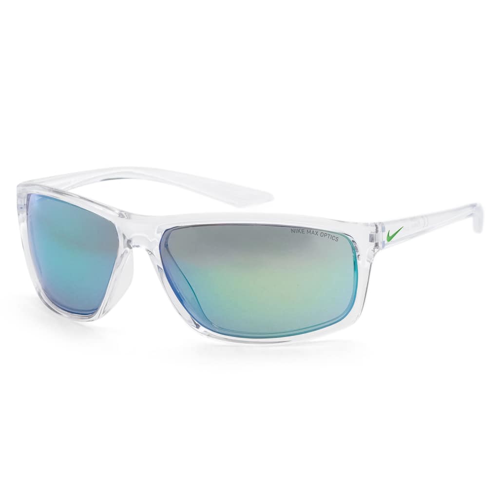 Nike Men's 66 mm Clear Grey Sunglasses