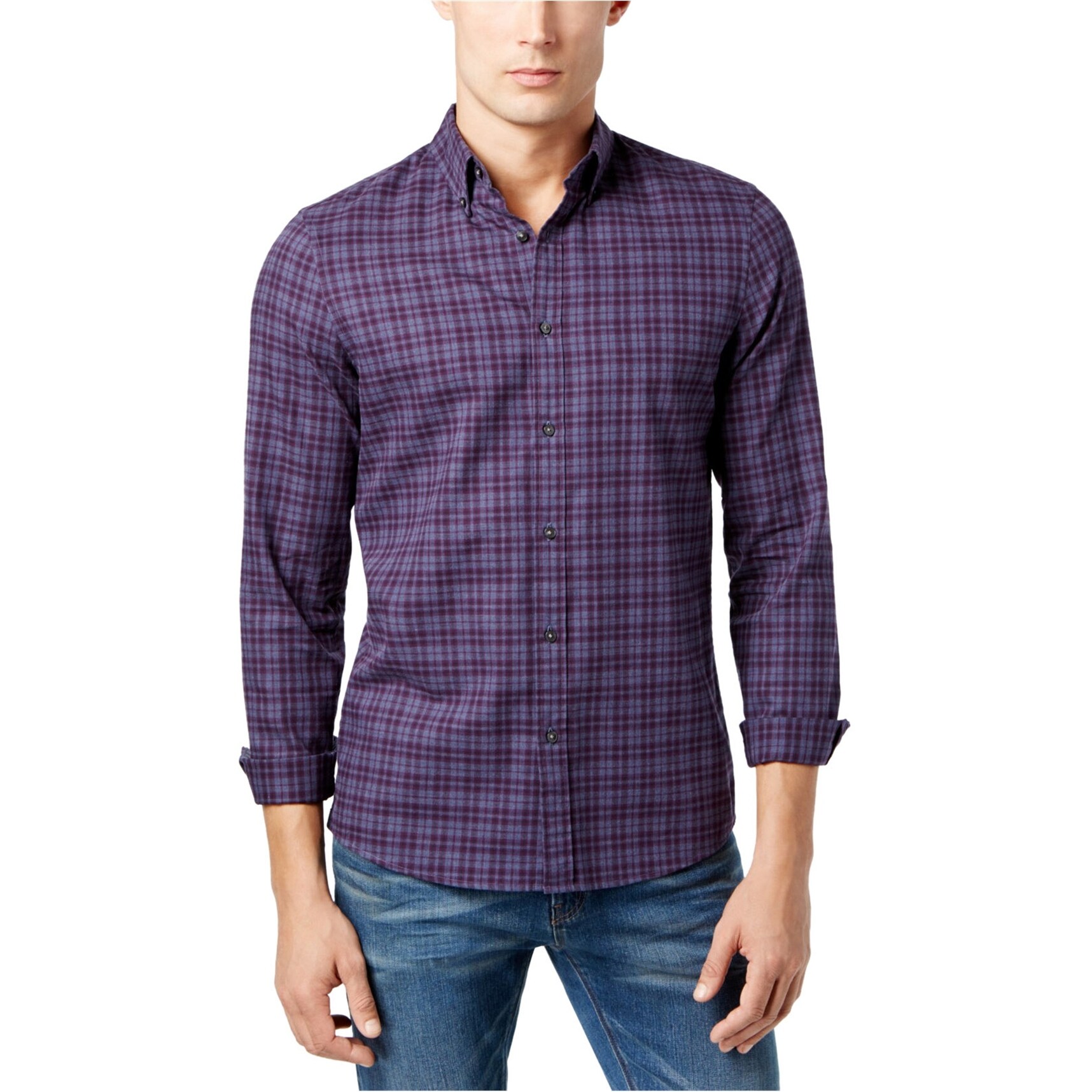 michael kors shirts mens purple