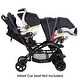 preview thumbnail 2 of 3, Baby Trend Sit N' Stand® Double Stroller, Onyx