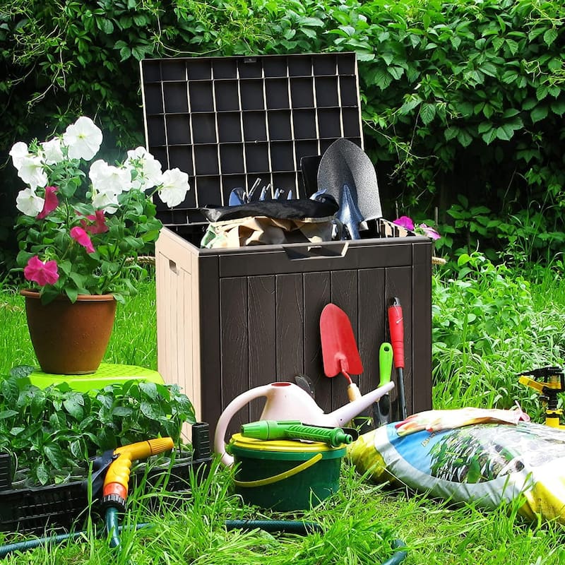31 Gallon Outdoor Storage Waterproof Deck Box