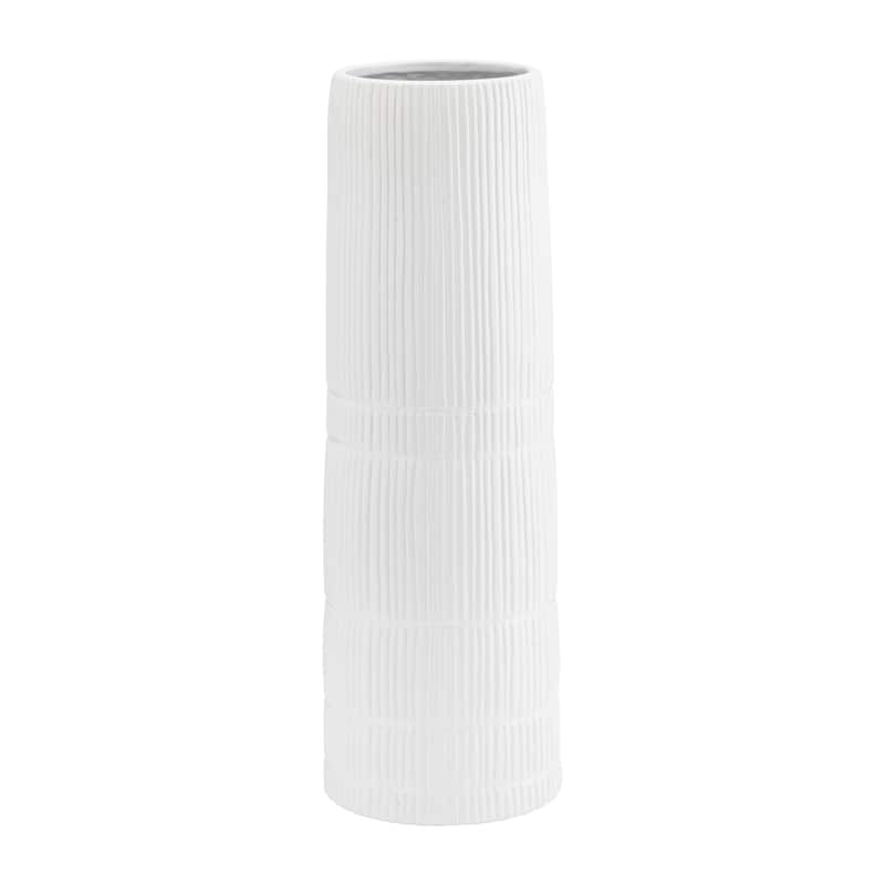 Sagebrook Home Modern Neutral Ceramic Vase