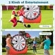 preview thumbnail 20 of 18, Costway Large Dart Board for Kids with 4 Kick Balls, Carrying Bag - See Details