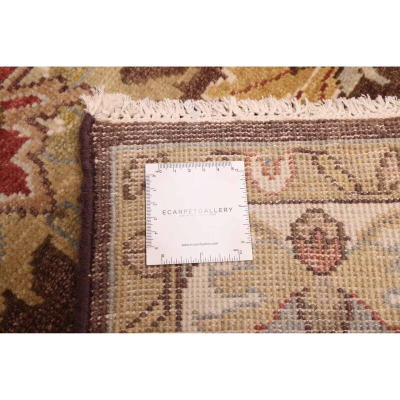 ECARPETGALLERY Hand-knotted Jules Serapi Dark Brown Wool Rug - 5'10 x 8'11