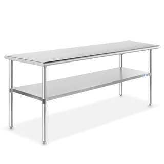 72 x 30 Inch NSF Stainless Steel Prep Table by GRIDMANN - Bed Bath ...