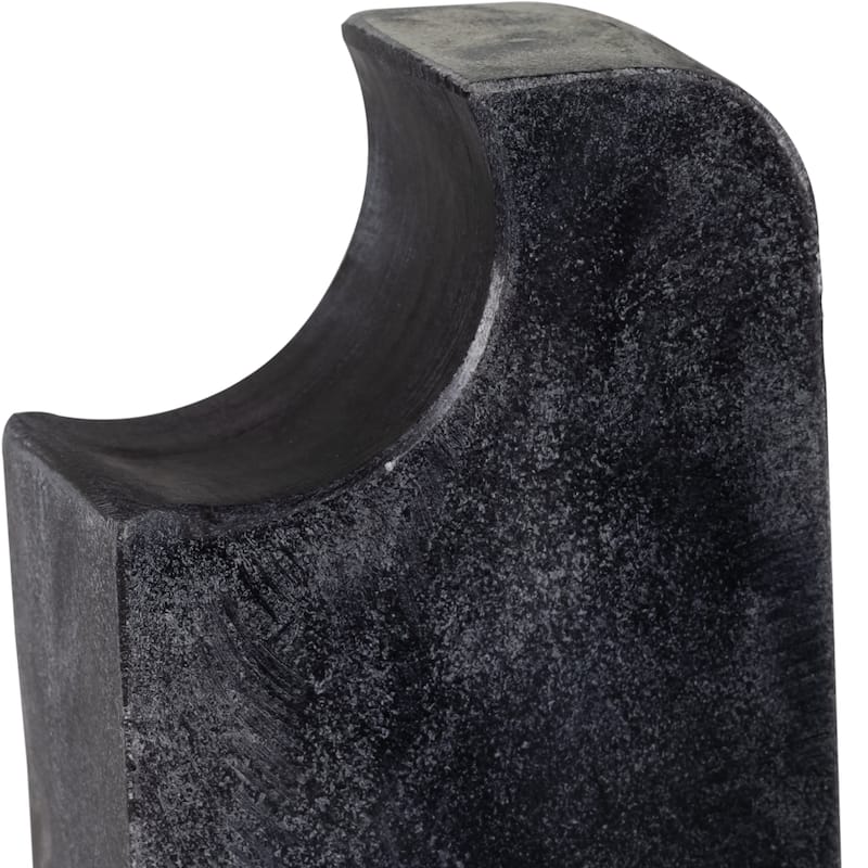 Sagebrook Home Aluminum and Marble Bitten Popsicle Sculpture - 13" x 3" x 2"