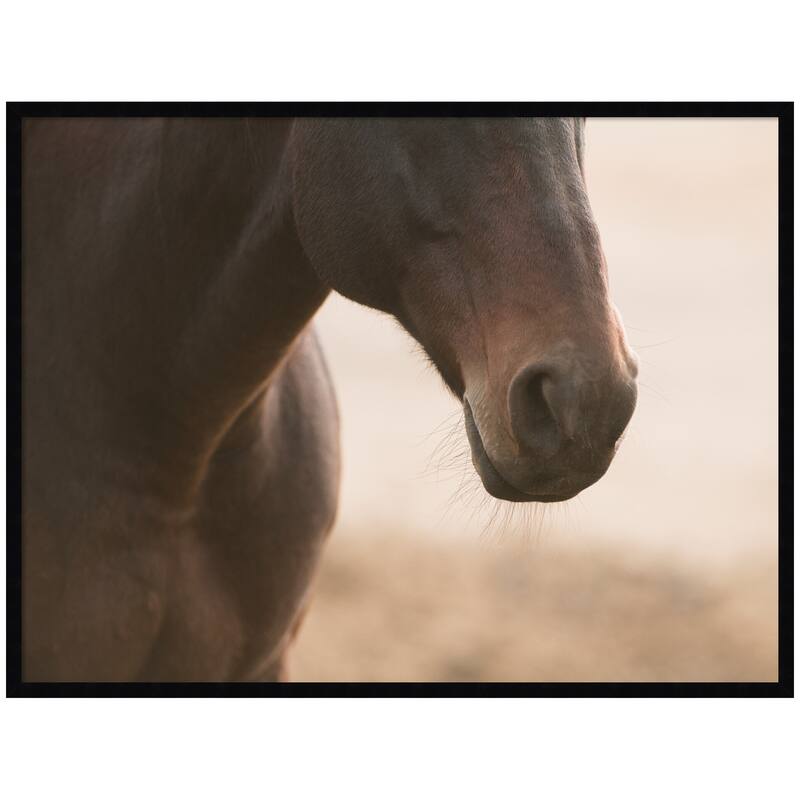 Kate and Laurel Dusty by Crystal Lynn Collins Framed Wall Art Print - 41 x 31 - Black