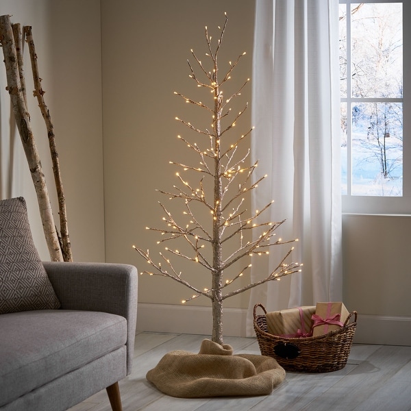 60 LED Warm White-Indoor LED Light Branch 3er Set Outdoor Branches Shrub AST 