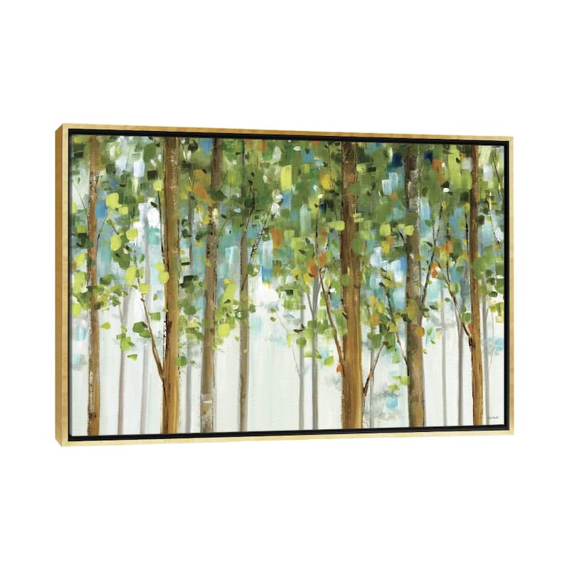 iCanvas "Forest Study I Crop" by Lisa Audit Framed Canvas Print - Gold - 18x26