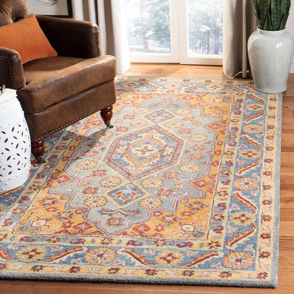 Shop Safavieh Handmade Antiquity Erna Traditional Oriental Wool Rug Overstock 22559213