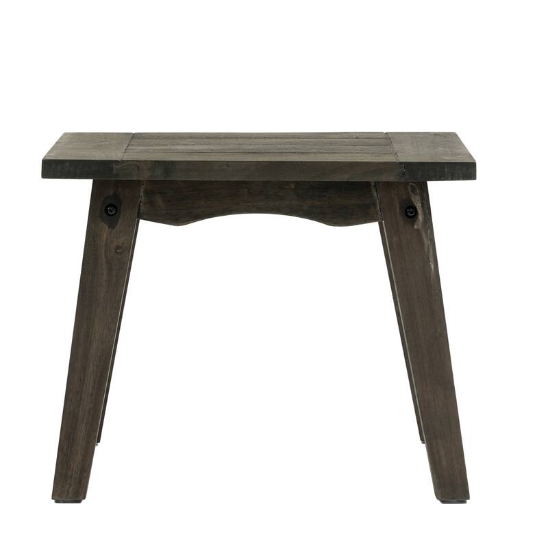 Rectangular Teak Wood Outdoor side Table for Patio