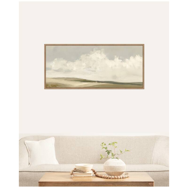 Kate and Laurel Whispering Meadows I Panel by Amy Lighthall Framed Canvas Wall Art Print