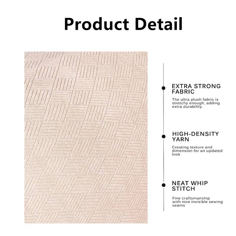 Enova Home Ultra Soft Stretch Fabric Dining Chair Slipcovers Removable Washable Furniture Protector Set of 2 - N/A