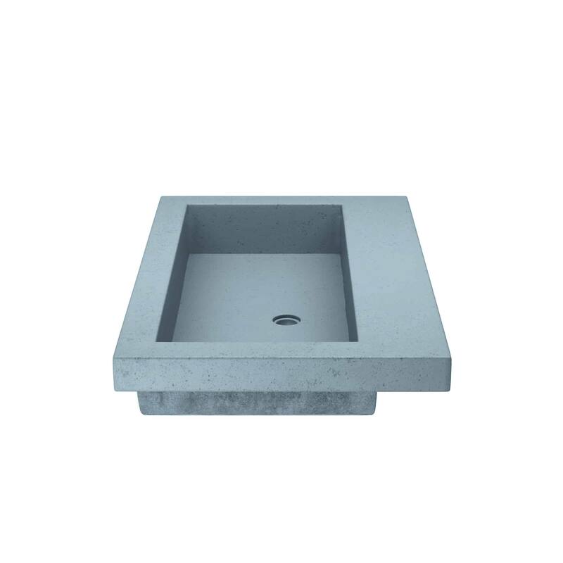 Native Trails NativeStone 30" Rectangular Stone Composite Drop In