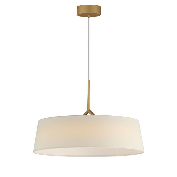 slide 2 of 4, Maxim 10336OF Paramount 21" Wide Pendant Natural Aged Brass