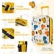 preview thumbnail 19 of 20, 20 Inch Kids Rolling Luggage Foldable Hardshell Carry-on Suitcase on Wheels - 14" x 9" x 20" (L x W x H)