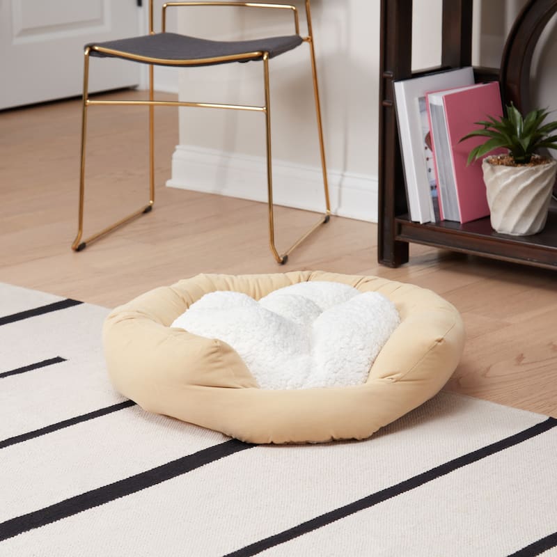 Happy Hounds Moxy Buttercream Donut Dog Bed