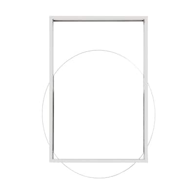 Pierre 30" Vanity Mirror In Chrome - 23.6" x 4" 35.45"