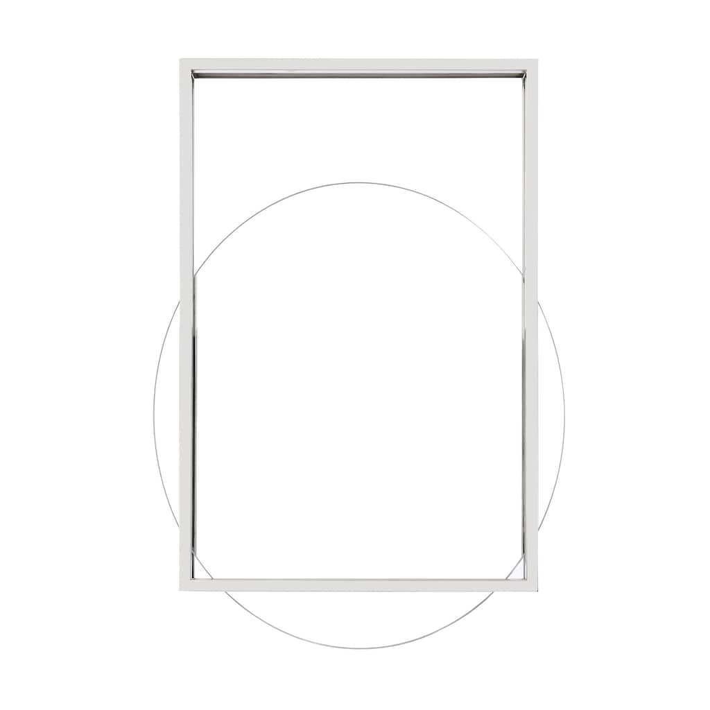 Pierre 30" Vanity Mirror In Chrome - 23.6" x 4" 35.45"