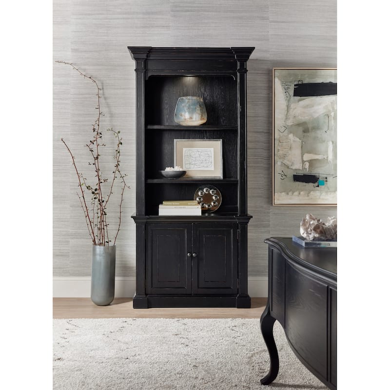 Hooker Furniture 5971-10445 Work Your Way 41" Wide 4 Shelf Pecan