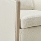 preview thumbnail 137 of 165, KINWELL 31"W Oak Frame Upholstered Swivel Barrel Armchair