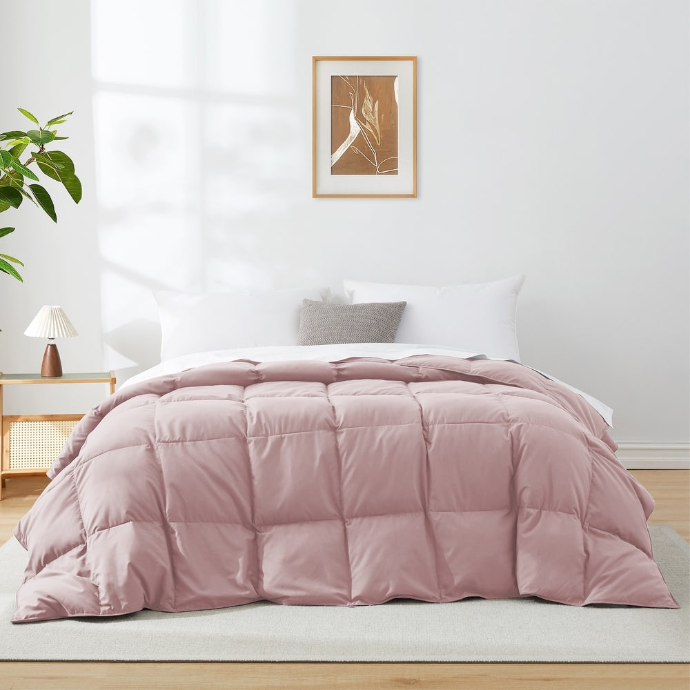 Premium White Feather Down Comforter Duvet Insert All Warmth Levels