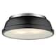 Option pewter with matte black shade