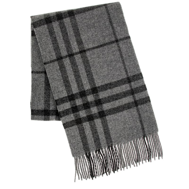 Burberry Giant Check Wool Scarf