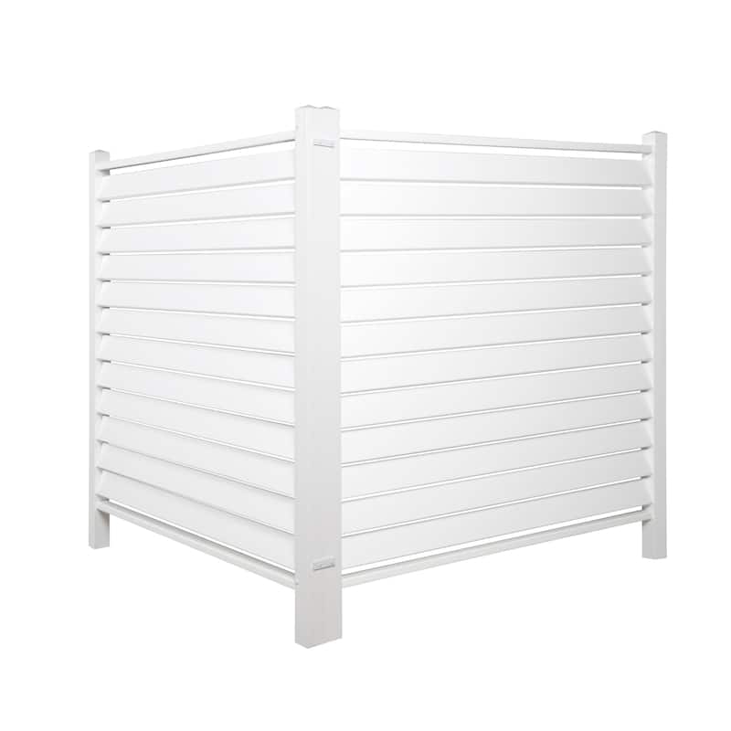 Garden Outdoor Fence Panel Decorative Vinyl Picket Fence No Dig Fencing for Yard Patio