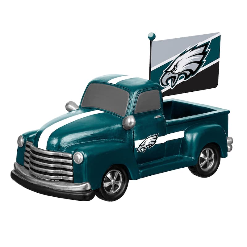 NFL Rally Truck Garden Statue with Team Flag
