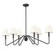 preview thumbnail 2 of 9, Golden Lighting 3690-LP IL Kennedy 6 Light 42" Wide Chandelier