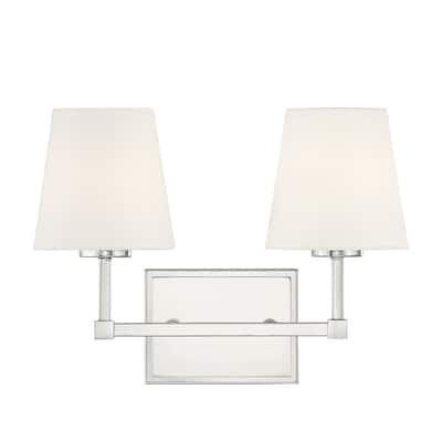 Meridian M80052 2 Light 15" Wide Bathroom Vanity Light