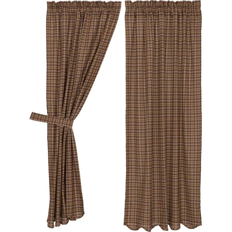 Prescott Short Panel Scalloped Set of 2 63x36 - Short Panel 63x36