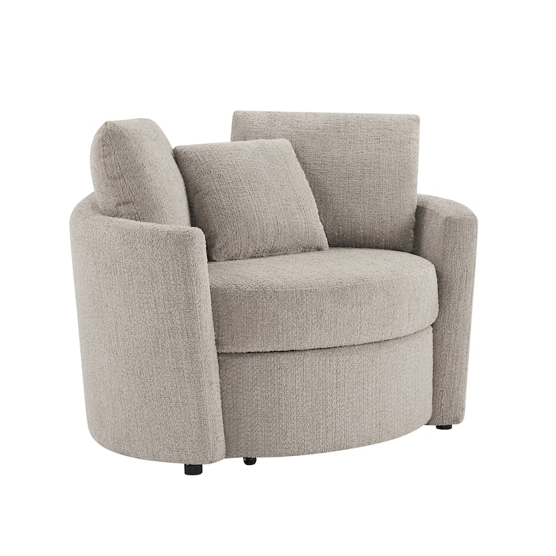 Lifestyle Solutions Bryson Storage Chair in Chenille Fabric