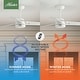 preview thumbnail 94 of 96, Hunter Cassius Outdoor Ceiling Fan, Damp Rated - Industrial, Farmhouse, Contemporary