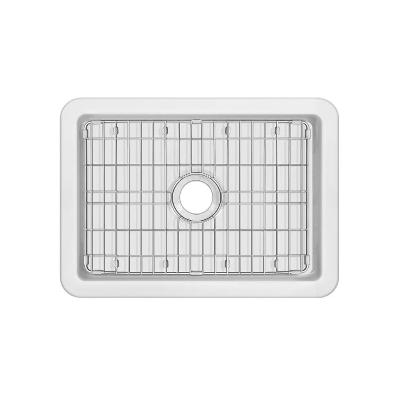 Whitehaus WHUF2819 Fireclay 28" Undermount Single Basin Fireclay