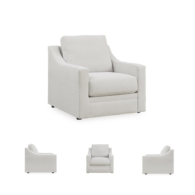 Signature Design by Ashley Maitelynn White Chair - 36"W x 40"D x 37"H