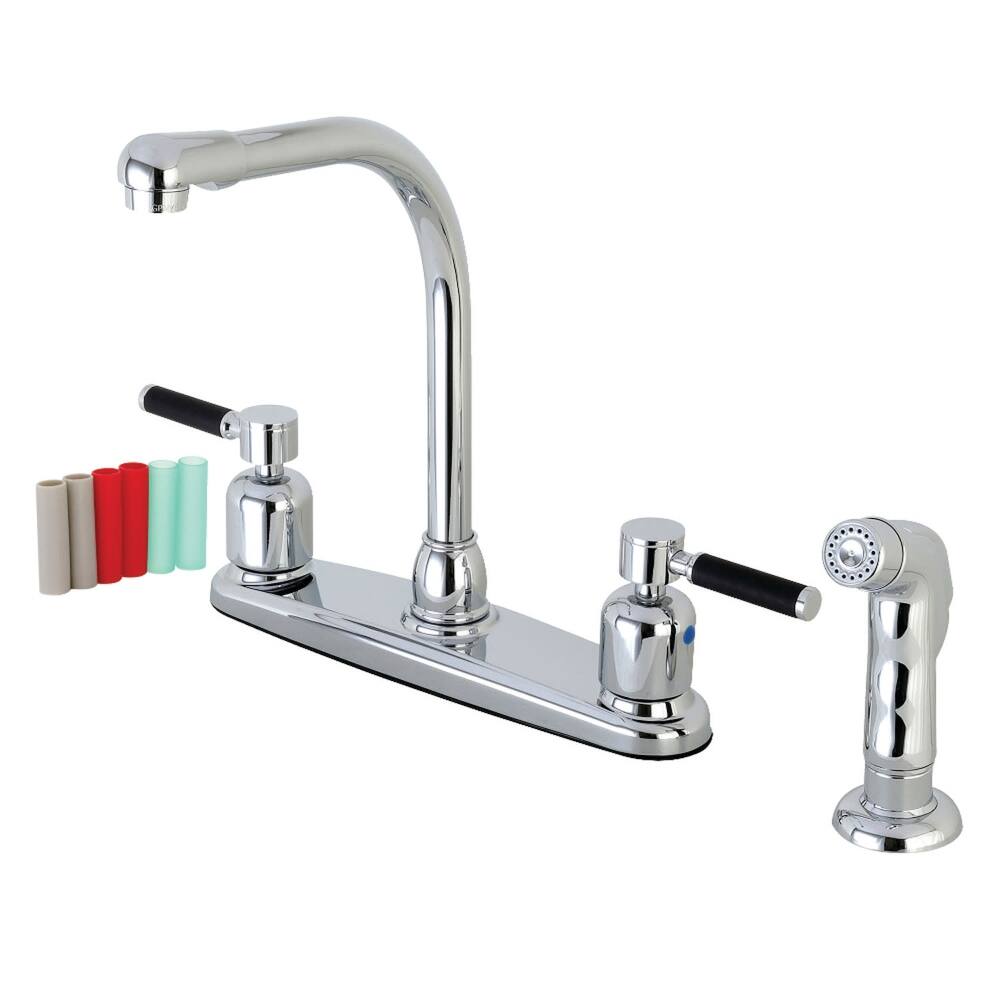 Kingston Brass Kaiser 1.8 GPM Standard Kitchen Faucet - Includes Side