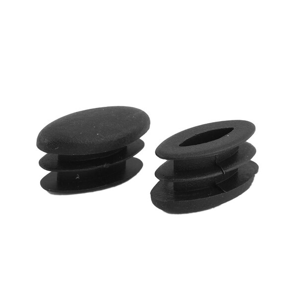 30 Pcs Antislip Plastic Oval 30x15mm Furniture Leg Protector