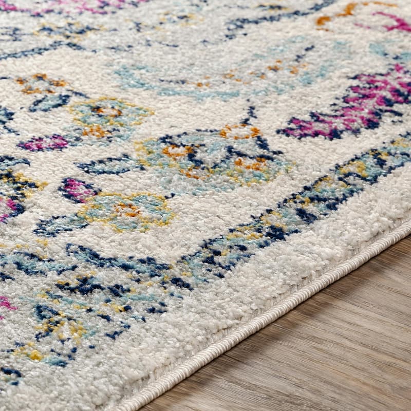 Livabliss Alfombra Machine Washable Plush Area Rug