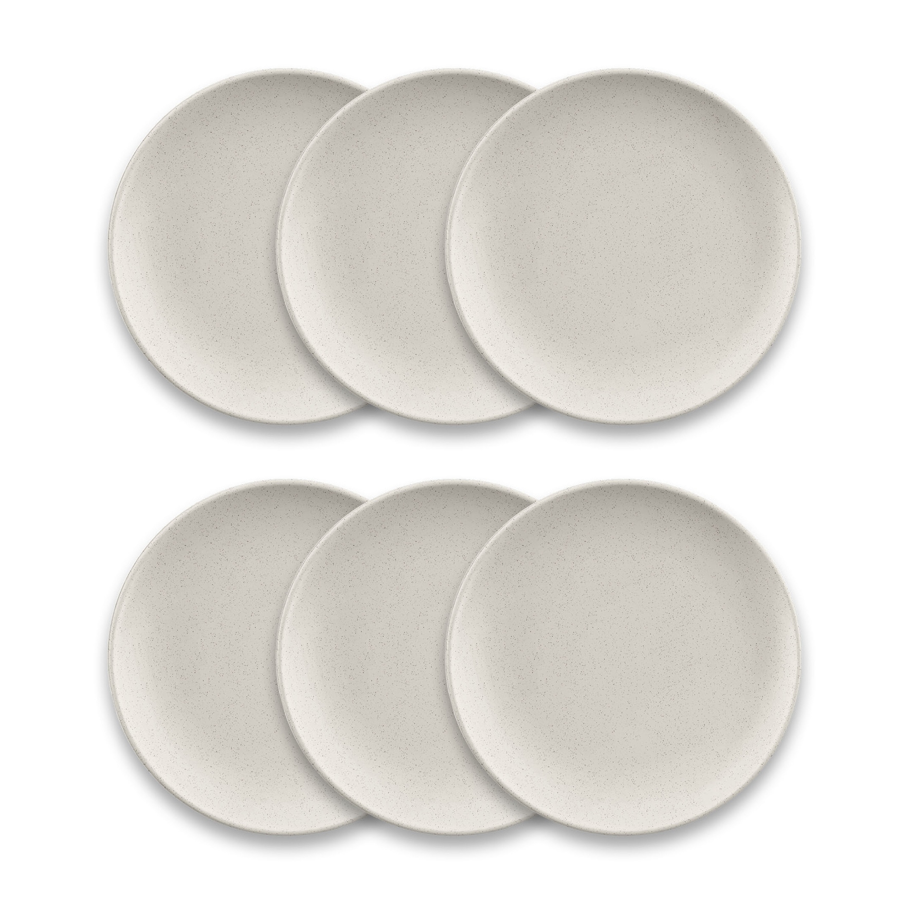 Abode Homewares Coupe Wheat Straw Dinner Plate - Brown - 10.8" - Set of 6